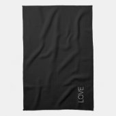 Schwarze Liebe - die schwarze Reihe Handtuch (Vertikal)