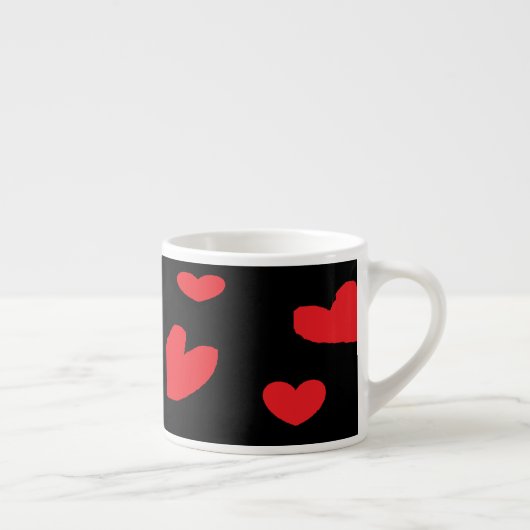 Schwarze Liebe Espressotasse (Rechts)