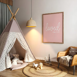 Schwarze Liebe Glaubenssatz minimalistisch Poster