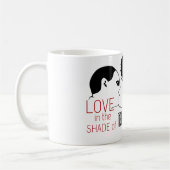 SCHWARZE LIEBE IN GRÜNEN UND ROT KAFFEETASSE (Links)
