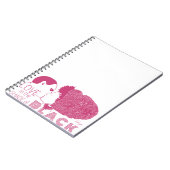SCHWARZE LIEBE IN PINK NOTIZBLOCK (Linke Seite)