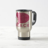 SCHWARZE LIEBE IN PINK REISEBECHER (VorderseiteRechts)