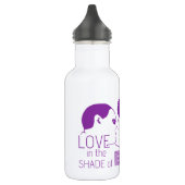 SCHWARZE LIEBE LILA TRINKFLASCHE (Links)