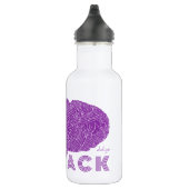SCHWARZE LIEBE LILA TRINKFLASCHE (Rechts)