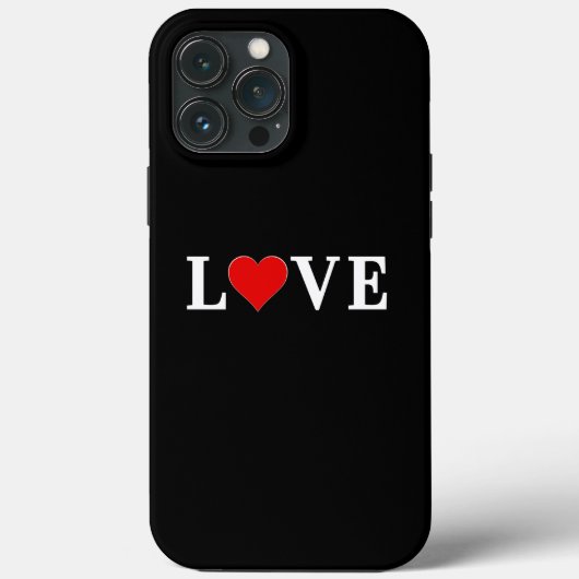 Schwarze LIEBE Moderne Schwarz-Weiß-Technik Case-Mate iPhone Hülle (Rückseite)