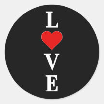 Schwarze LIEBE Moderne Tredny Schwarz/Weiß