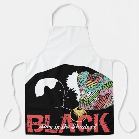 SCHWARZE LIEBE SCHÜRZE (Vorderseite)