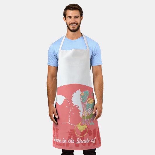 SCHWARZE LIEBE SCHÜRZE (Getragen)