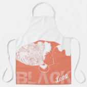 SCHWARZE LIEBE SCHÜRZE (Vorderseite)