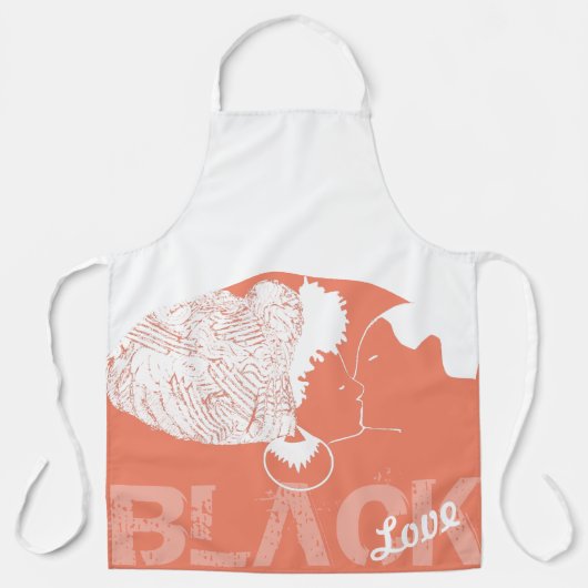 SCHWARZE LIEBE SCHÜRZE (Vorderseite)