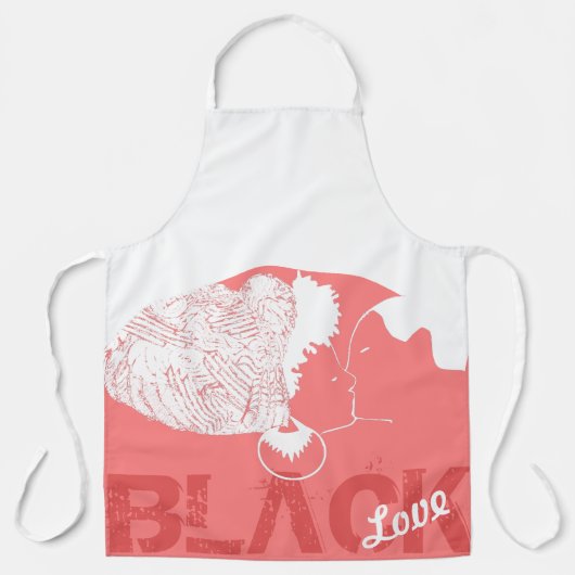 SCHWARZE LIEBE SCHÜRZE (Vorderseite)