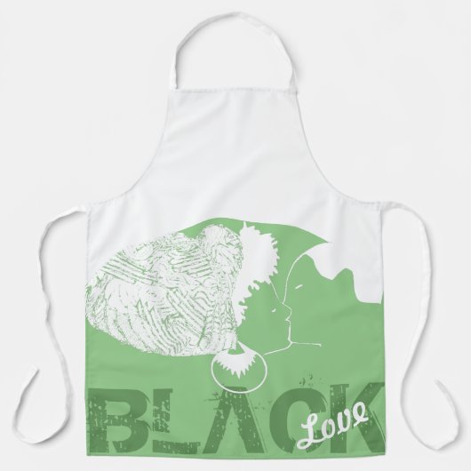 SCHWARZE LIEBE SCHÜRZE (Vorderseite)