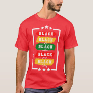 Schwarze Liebe Schwarze Freude Schwarze Exzellenz  T-Shirt