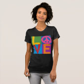 Schwarze LIEBE T-Shirt (Vorne ganz)