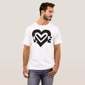 Schwarze Liebe T-Shirt (Vorne ganz)