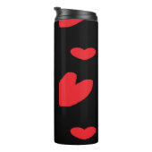 Schwarze Liebe Thermosbecher (Nach rechts gedreht)