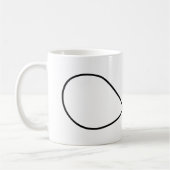 Schwarze Liebe Unendlichkeit Tasse (Links)