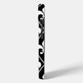 Schwarze Lilie Case-Mate iPhone Hülle (Rückseite / Links)