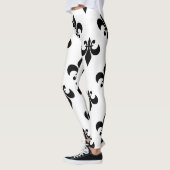 schwarze Lilie Leggings (Links)