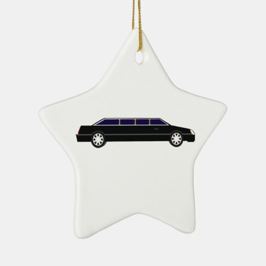 Schwarze Limousine Keramikornament (Rechts)