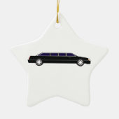 Schwarze Limousine Keramikornament (Vorne)