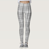 schwarze Linien Leggings (Vorderseite)