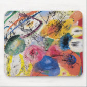 Schwarze Linien Mousepad (Vorne)