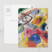 Schwarze Linien Postkarte (Vorne/Hinten)