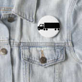 schwarze LKW-Ikonen Button (Beispiel)