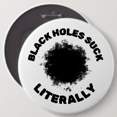 Schwarze Löcher Button (Vorne & Hinten)