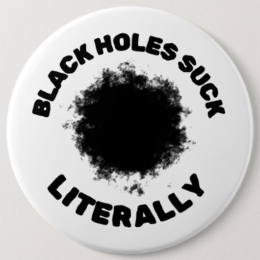 Schwarze Löcher Button (Vorderseite)