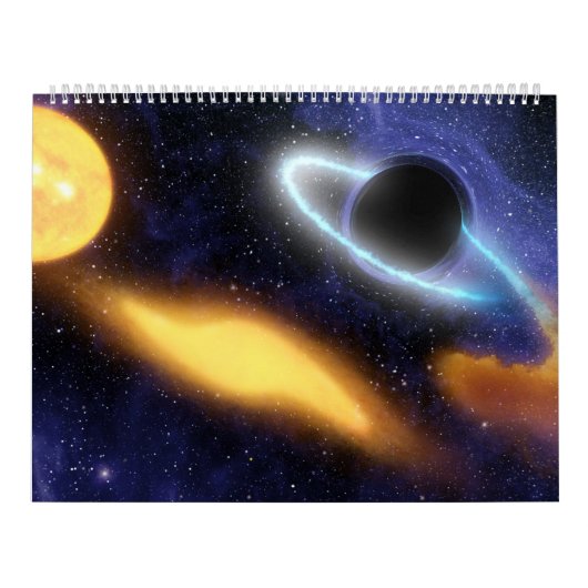 Schwarze Löcher im Weltraum von der NASA Kalender (Titelbild)
