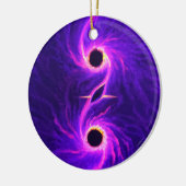 Schwarze Löcher Keramik Ornament (Links)