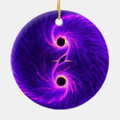 Schwarze Löcher Keramik Ornament (Hinten)