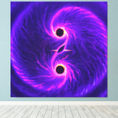 Schwarze Löcher Leinwanddruck (Insitu (Holzboden))