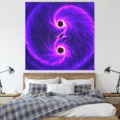 Schwarze Löcher Leinwanddruck (Insitu (Schlafzimmer))