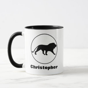 Schwarze Löcher Zeichnend in Circle Frame Anpassen Tasse