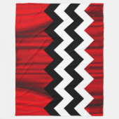 schwarze Lodge Chevron Decke (Vorderseite)