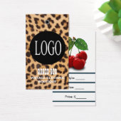 Schwarze Logos mit Barcode-Schmuck-Preisschildern (Schreibtisch)