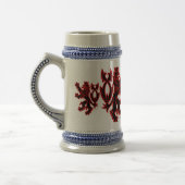 "Schwarze Löwe" Bierglas (Links)