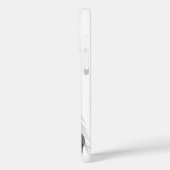 Schwarze Löwe mit Antlerkrone und Monogramm Case-Mate iPhone Hülle (Rückseite / Links)