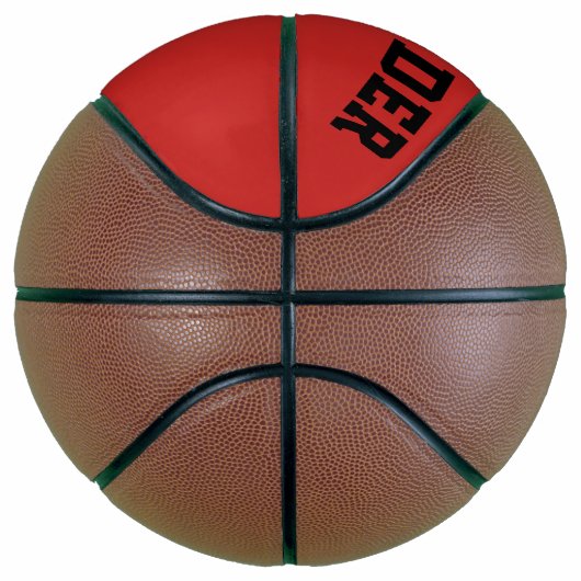 Schwarze Löwe mit Krone Basketball (Rechts)