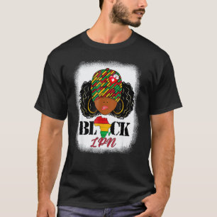 Schwarze Lpn Krankenschwester Unordentlicher Knote T-Shirt