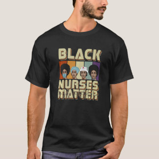 Schwarze LPN-Krankenschwestern zählen Afrikanisch  T-Shirt