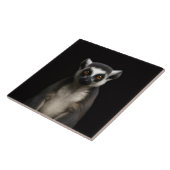 Schwarze Luxe-Fliese 4 mit sanftem Lemur Fliese (Seite)
