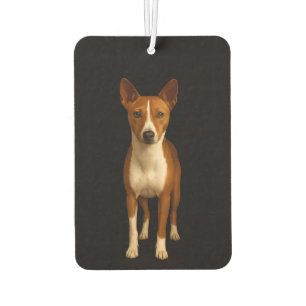 Schwarze Luxus-Autoduftspender, elegante Basenji Autolufterfrischer