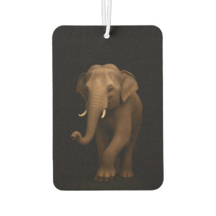 Schwarze Luxus-Autoduftspender, Indischer Elefant Autolufterfrischer