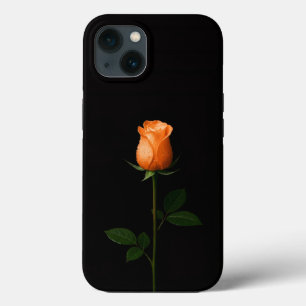 Schwarze Luxus-iPhone 13 in Sunset Orange Rose Case-Mate iPhone Hülle