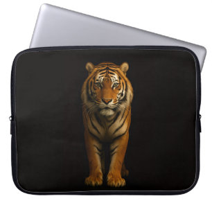 Schwarze Luxus-Laptop-Hülle 4, Noble Tiger Laptopschutzhülle