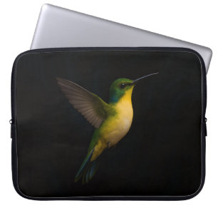 Schwarze Luxus-Laptoptasche, Fliegender Vogel Laptopschutzhülle